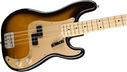 Fender American Original '50s Precision Bass®, Maple Fingerboard, 2-Color Sunburst Бас-гитара с кейсом, цвет 2х цветный санберст - фото 64776