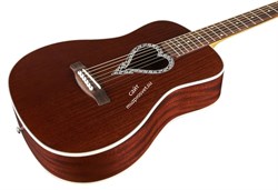 Fender Alkaline Trio Malibu Mahogany акустическая гитара - фото 64833
