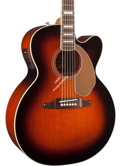 FENDER KINGMAN SCE JUM 3TS W/C Электроакустическая гитара джамбо, цвет натуральный - фото 64864