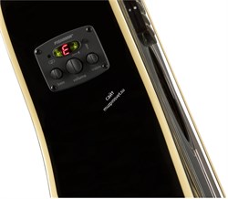 Fender Malibu Player JTB Электроакустическая гитара, цвет черный - фото 65008
