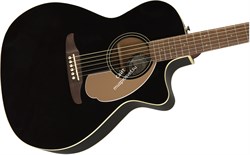 Fender Newporter Player JTB Электроакустическая гитара, цвет черный - фото 65027