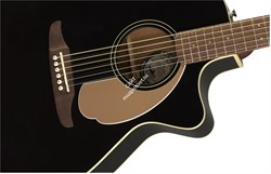 Fender Newporter Player JTB Электроакустическая гитара, цвет черный - фото 65028