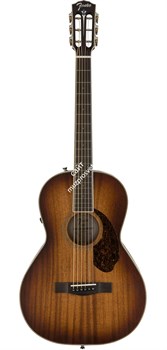 FENDER PM-2E PARLOR ALL-MAH LTD ACB электроакустическая, серия Paramount, цвет санберст (ограниченная серия) - фото 65113