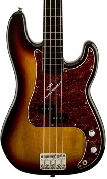 FENDER SQUIER VINTAGE MODIFIED P BASS FL 3TS бас-гитара безладовая, цвет санберст - фото 65149