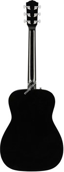 FENDER CC-60S BLK акустическая гитара, топ - массив ели, цвет черный - фото 65182