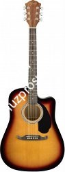 FENDER FA-125CE Dreadnought, Sunburst электроакустическая гитара, цвет санберст - фото 65192