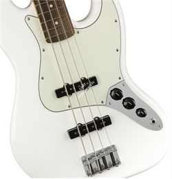 FENDER PLAYER JAZZ BASS PF PWT Бас-гитара, цвет белый - фото 65313