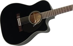 Fender CC-60SCE BLK WN электроакустическая гитара - фото 65536
