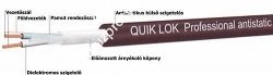QUIK LOK CM780 профессиональный микрофонный кабель в антистатической оболочке 2 x 0.50 mm?, d=6.4mm, бухта (цена за метр) - фото 65808