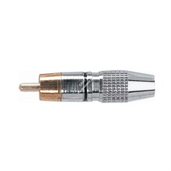 QUIK LOK G251-BK Metal Nikel plated phono (RCA) plug bl - фото 65843