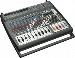BEHRINGER PMP4000 активный микшер 2 х 800 Вт @ 4 Ом (2 х 600 Вт RMS), 8 моновходов, 4 стерео, процессор эффектов - фото 66022