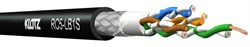KLOTZ RC5-LB1S кабель витая пара, структура 4х2х0,15 мм (AWG 26/19), 100 Ом, RAMCAT5, гибкая оболочка, чёрный - фото 66146