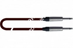 QUIK LOK QUIKSILVER-5 инструментальный кабель 5м., разъемы Neutrik mono jack, цвет темно-красный - фото 67254
