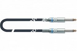 QUIK LOK S210-4,5BK инструментальный кабель, 4,5м., цвет черный, разъемы mono jack (1/4' MALE - 1/4' MALE) - фото 67256