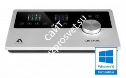 APOGEE Quartet for iPad and Mac & Windows аудио интерфейс для MAC/iOS и Windows, 24 бита/192 кГц, 12 вх./8 вых., ADAT, MIDI. - фото 67328