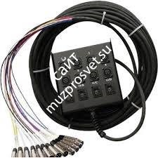 HORIZON SMC2404FBX-150 мультикор, 28 каналов, 24 входа, 4 выхода на разъемах XLR Female, длина 45 метров - фото 67411