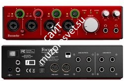 FOCUSRITE Clarett 4Pre Thunderbolt интерфейс, 18 входов/8 выходов - фото 67538