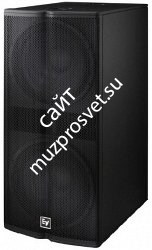 Electro-Voice TX2181 сабвуфер, пассивный, 2x18'', 4 Ом, макс. SPL 138 дБ (пик), 4000W, 50Гц-160Гц, цвет черный - фото 67775