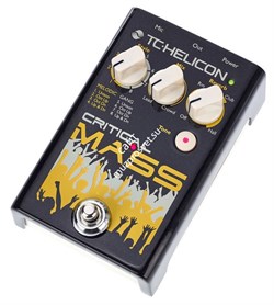 TC Helicon Critical Mass напольная вокальная педаль эффекта гармонизации и дублирования - фото 67822
