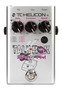 TC Helicon Talkbox Synth напольная гитарно - вокальная педаль эффекта вокодера и синтезатора - фото 67825