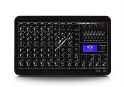 Dynacord PM 502 микшерный пульт со встроенным усилителем, 5 x Mic / Line входа, 3 стерео входа, FX-процессор, 2 x 450 Вт @ 4 Ом - фото 67849