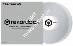 PIONEER RB-VD1-CL Тайм-код пластинки для rekordbox DVS, прозрачные (пара) - фото 68243