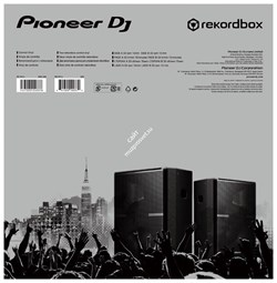 PIONEER RB-VD1-CL Тайм-код пластинки для rekordbox DVS, прозрачные (пара) - фото 68246