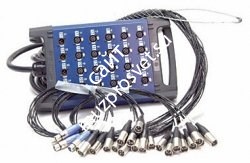 KLOTZ TL2U204X40 TrueLink EcoLine мультикор 20 входов, 4 выхода, разъемы Neutrik XLR F/Amphenol XLR M, корпус металл, длина 40 - фото 68545