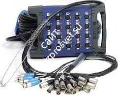 KLOTZ TL2U248X20 TrueLink EcoLine мультикор 24 входа, 8 выходов, разъемы Neutrik XLR F/Amphenol XLR M, корпус металл, длина 20 - фото 68550