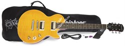 EPIPHONE SLASH AFD LES PAUL SPECIAL-II OUTFIT электрогитара с чехлом, цвет жёлтый - фото 70644