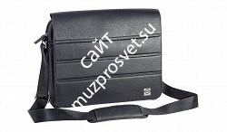 K&M 19705-000-00 сумка для электроники или нот, р-р 365 x 75 x 300 мм, чёрная искуств. кожа, на молнии - фото 70746