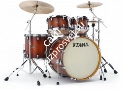 TAMA VP52KRS-ABR SILVERSTAR CUSTOM ANTIQUE BROWN BURST ударная установка из 5 барабанов, цвет - коричневый бёрст - фото 70832