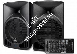 Alto MIXPACK 10 мобильный звукоусилительный комплект 400 Вт: микшер c усилителем 8 каналов, две 10' + 1' акустические системы - фото 71502