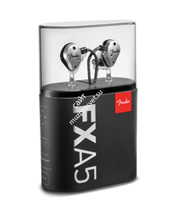 FENDER FXA5 PRO IEM- SILVER Внутриканальные наушники с двойным армированным сбалансированным массивом и бас портом - фото 72011