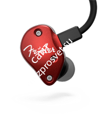 FENDER FXA6 PRO IEM- RED Внутриканальные наушники с 9,25мм драйвером, HDBA твиттером и бас портом - фото 72014