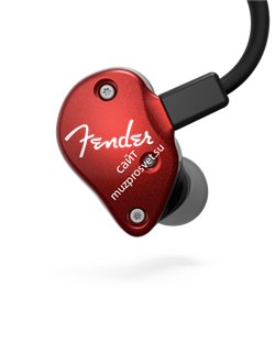 FENDER FXA6 PRO IEM- RED Внутриканальные наушники с 9,25мм драйвером, HDBA твиттером и бас портом - фото 72015