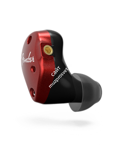FENDER FXA6 PRO IEM- RED Внутриканальные наушники с 9,25мм драйвером, HDBA твиттером и бас портом - фото 72019