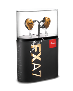 FENDER FXA7 PRO IEM- GOLD Внутриканальные наушники с 9,25мм драйвером, двумя HDBA твиттерами и бас портом - фото 72029