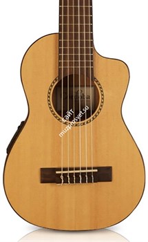 CORDOBA GUILELE CE, укулеле 6ти струнная (гиталеле), топ -ель, дека - махагони, размер корпуса - тенор, 2х полосный тембр блок - фото 72373