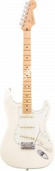 FENDER AM PRO STRAT MN OWT электрогитара American Pro Stratocaster, цвет олимпик уайт, кленовая накладка грифа - фото 72670
