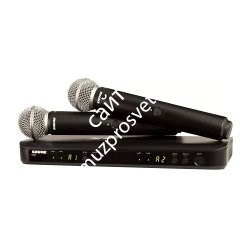 SHURE BLX288E/SM58 M17 662-686 MHz двухканальная радиосистема с двумя ручными передатчиками SM58 - фото 72947