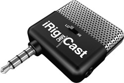 IK MULTIMEDIA iRig Mic Cast миниатюрный микрофон для аналогового подключения к iOS и Android устройствам - фото 73241