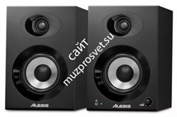 ALESIS ELEVATE 4 активные мониторы 50Вт(пара), 4' низкочастотный динамик, 1' tweeter, аудио, сетевой и комутационный кабели в ко - фото 73733