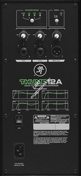MACKIE Thump12A активная 2-полосная акустическая система, мощность усилителя 1300 Ватт (класс D), динамик 12' - фото 74204