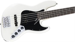 FENDER DLX ACTIVE JAZZ BASS V PF OWT бас-гитара 5 стр. Deluxe Active Jazz Bass V, цвет олимпик уайт, накладка грифа Пао Ферро - фото 74420