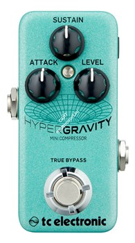 TC Electronic Hypergravity Mini Compressor напольная гитарная педаль эффекта компрессор - фото 74659