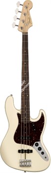 Fender American Original '60s Jazz Bass®, Rosewood Fingerboard, Olympic White Бас-гитара с кейсом, цвет белый - фото 75505