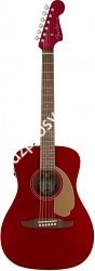 Fender Malibu Player CAR Электроакустическая гитара, цвет красный металлик - фото 75709