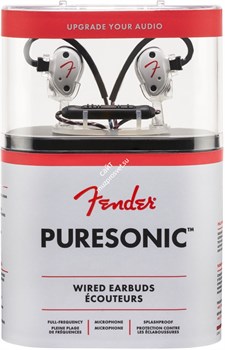 FENDER PureSonic Wired earbud Olympic Pearl внутриканальные наушники с гарнитурой, цвет жемчужный белый - фото 75822