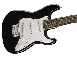FENDER SQUIER MINI STRAT V2 BLK электрогитара мини, цвет черный - фото 75891